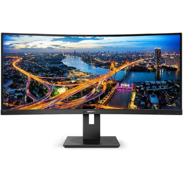 Monitor Consumer Philips 345B1C/00, 34", 3440 x 1440 pixeli, Black,