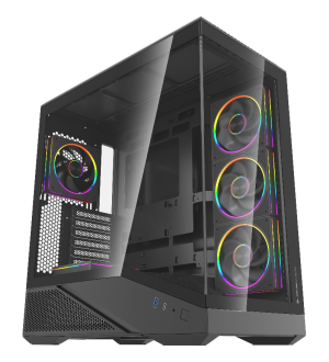 Carcasa ALPHAGEAR Spectre, Mid Tower, Black