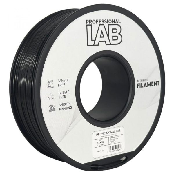 Filament 3D Proffesional Lab, Diamentru 1.75mm, Greutate: 1KG, Culoare: Negru,