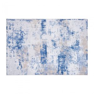 Covor printat, CARO 160x230 cm, lavabil cu spate antialunecare, inaltime