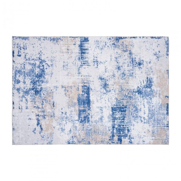 Covor printat, CARO 160x230 cm, lavabil cu spate antialunecare, inaltime