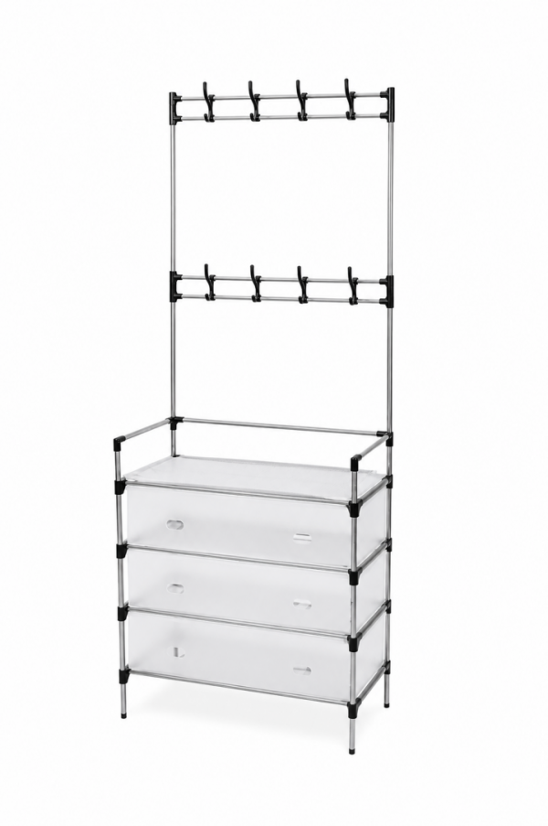 Suport pentru incaltaminte cu sertare 58x28x153 cm