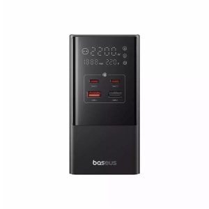 Incarcator Retea Baseus PowerCombo Tower, 35W, 4 porturi, Negru