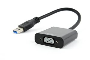 Cablu video GEMBIRD, adaptor USB 3.0 (T) la VGA (M),