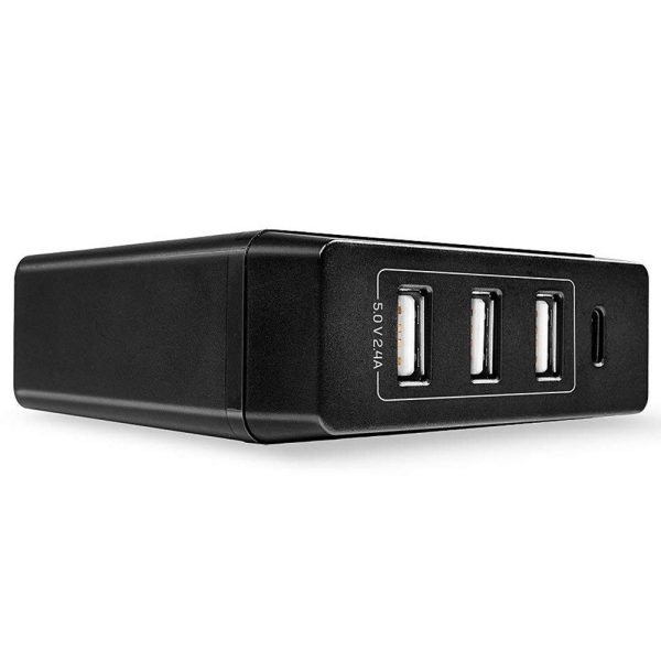 Hub USB LINDY 4 Port USB Type C and A