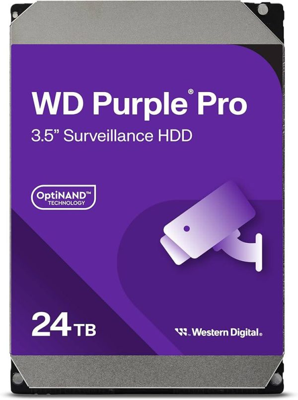 HDD Surveillance WD Purple Pro WD241PURP, 24 TB, 7200 rpm,