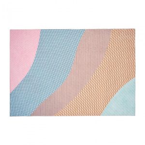 Covor printat, RAINBOW  160x230 cm, lavabil cu spate antialunecare,