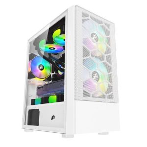 Carcasa 1STPLAYER X4-M-WH, RGB, Micro Tower, White