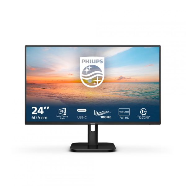 Monitor Consumer Philips 24E1N1300A/00, 23.8", 1920 x 1080 pixeli, Black,