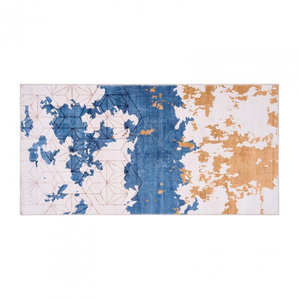 Covor printat, FARO 70x140 cm, lavabil cu spate antialunecare, inaltime