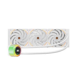 Cooler Procesor 1stPlayer CC-360-WH, Lichid, 12 cm, 3 ventilatoare, aRGB