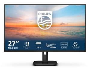 Monitor Consumer Philips 27E1N1300A/00, 27", 1920 x 1080 pixeli, Black,