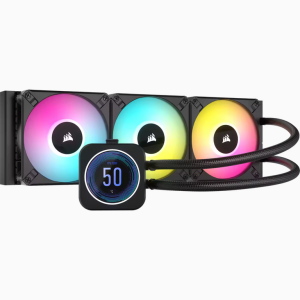Cooler Procesor CORSAIR iCUE H150i ELITE LCD XT, Lichid, 12