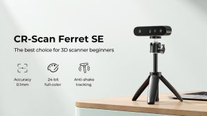 CREALITY 3D SCANNER CR-SCAN FERRET SE, Distanta lucru: 150-700mm, Raza
