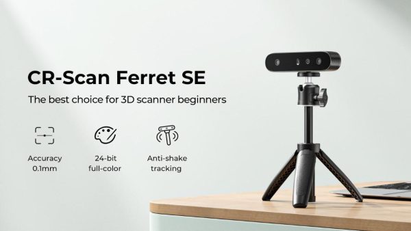 CREALITY 3D SCANNER CR-SCAN FERRET SE, Distanta lucru: 150-700mm, Raza