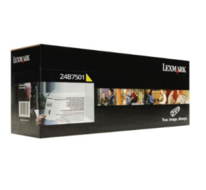 Toner LEXMARK 24B7501, Yellow