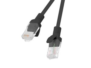 Patch cord Cat.6 UTP LSZH Cu 0,5 m negru, Fluke