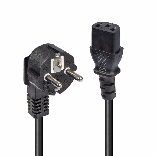 Cablu alimentare schuko Lindy IEC C13, 3m, negru  Description