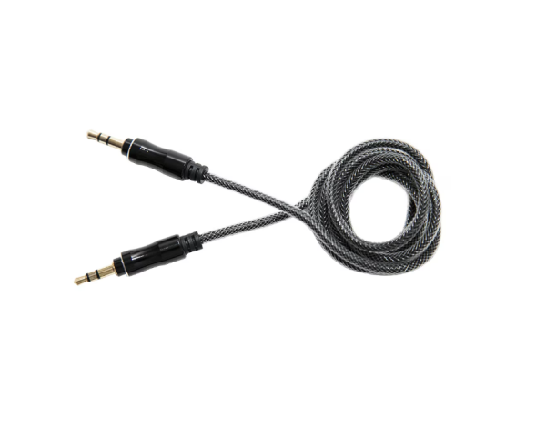 Cablu Audio Lemontti , conectivitate Jack 3.5mm, lungime 1m, (impletitura