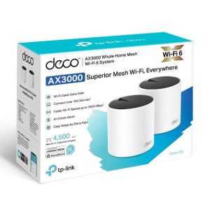 Router wireless TP-LINK Deco X55, WIFI 6, Mesh, Dual Band