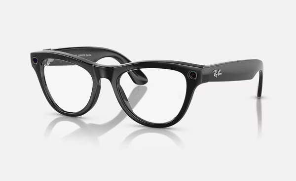 Ray-Ban Meta Skyler Gen 1 High Bridge Fit Shiny Black