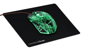 Kit Wired tastatura si mouse Trust GXT 783X, Negru