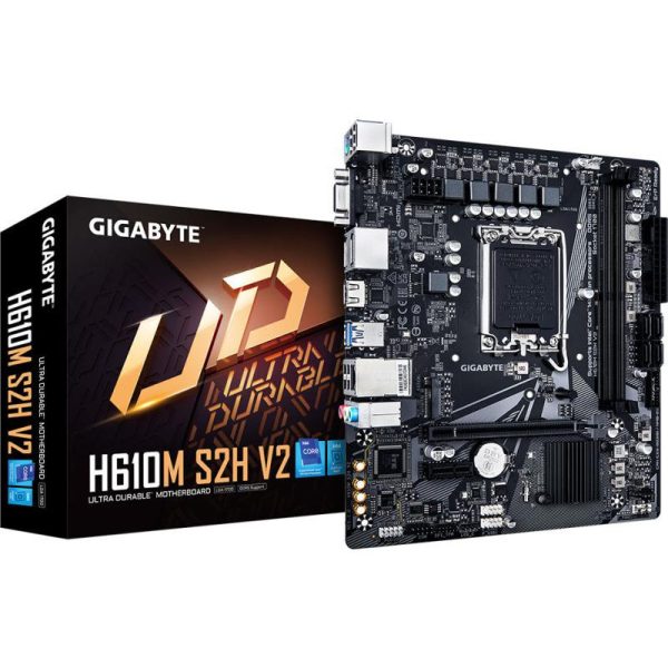 Placa de baza Gigabyte H610M S2H V2, Socket 1700, DDR5,