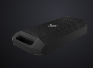 SSD extern CORSAIR EX400U, 4 TB, USB4, Negru