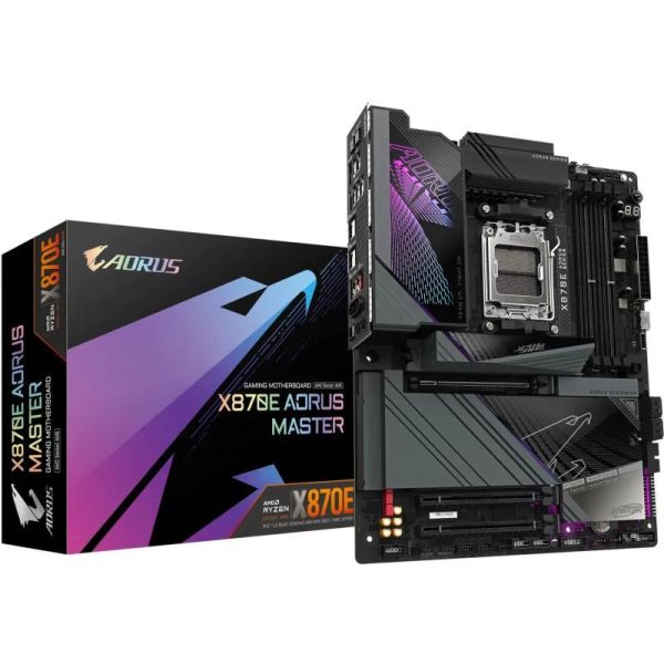 Placa de baza Gigabyte X870E AORUS MASTER, Socket AM5, DDR5,