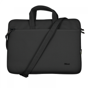 Geanta laptop TRUST Bologna, Negru, 2 ani Garantie
