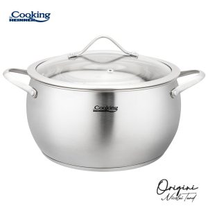 SEMIOALA INOX+CAPAC 24X13.5 CM, 6L, NICOLAI TAND, ORIGINI, COOKING BY
