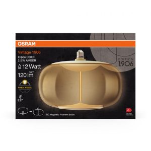 Bec LED vintage (decorativ) OSRAM Amber cu filament magnetic, E27,