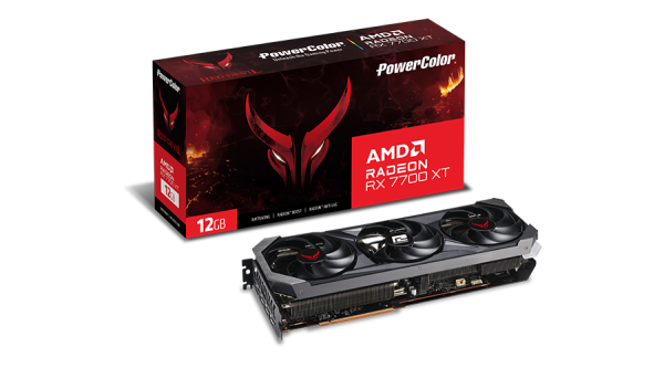 Placa video PowerColor Radeon RX 7700 XT, 12GB GDDR6, PCI
