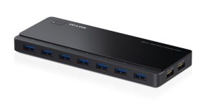 Hub USB TP-Link UH720, USB-A, 7 porturi, Negru