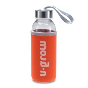 Sticla 300ml cu husa termoizolanta, orange, U-Grow