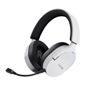 Casti Gaming Head-band Trust GXT 491W FAYZO, Wireless/Wired, Alb