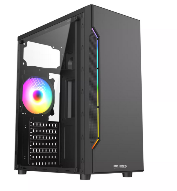 Carcasa PRO GAMING CYBER, Mid Tower, Black