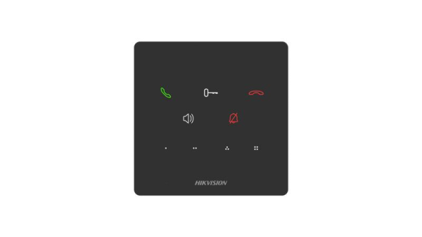 Post interior interfon audio Hikvision DS-KH6000-E1, 9 butoane, microfon inclus,