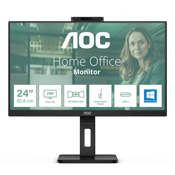 Monitor Consumer AOC 24P3CW, 23.8", 1920 x 1080 pixeli, Black,