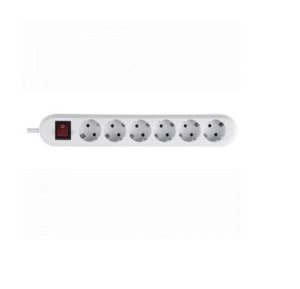 Prelungitor Bachmann SMART 6xCEE7/3 PC, cu intrerupator, lungime cablu 1.5m,