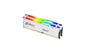 Memorie RAM Kingston FURY Beast White RGB EXPO, 64GB DDR5,