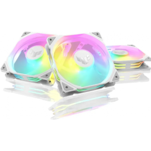 Ventilator Carcasa ASUS TUF GAMING TR120 ARGB REVERSE 3IN1 White,