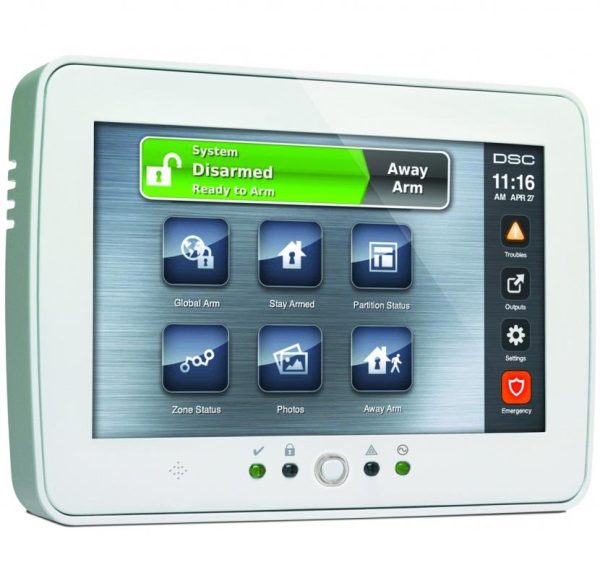 Tastatura TOUCHSCREEN pentru centrale DSC, PowerSeries PC1616 / PC1832 /