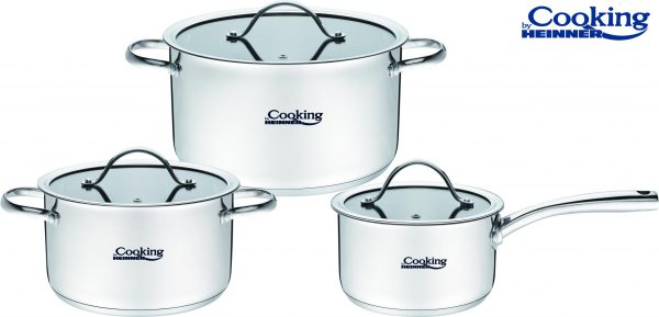 SET GATIT DIN INOX 6 PIESE, ANNA,  COOKING BY