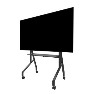 Stand mobil de podea Neomounts 55"-86" 76kg VESA 100x100 -
