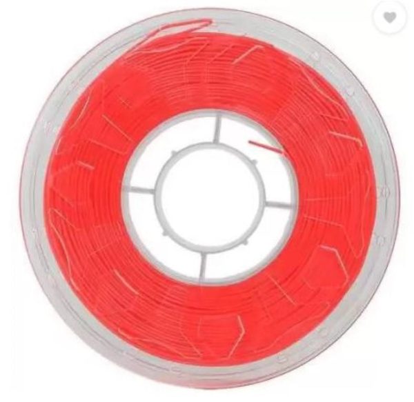 CREALITY CR PLA 3D Printer Filament, fluorescent red, 1KG, Printing
