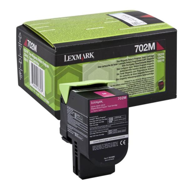 Toner LEXMARK 702M R, Magenta