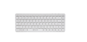 Tastatura Tellur Mini, Wireless, Alb