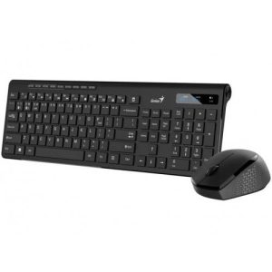 Kit Wireless tastatura si mouse Genius SlimStar 8230, taste numerice,