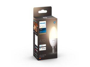 Bec LED inteligent Philips Hue B39, Bluetooth, E14, 5.5W, 470